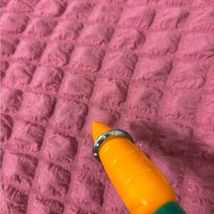 Silver Ring with Star Accents